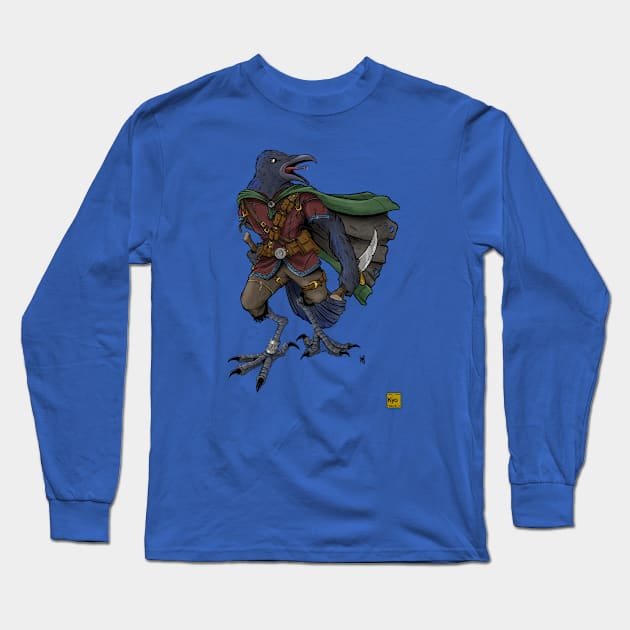 Crow adventurer Long Sleeve T-Shirt by kyohazard